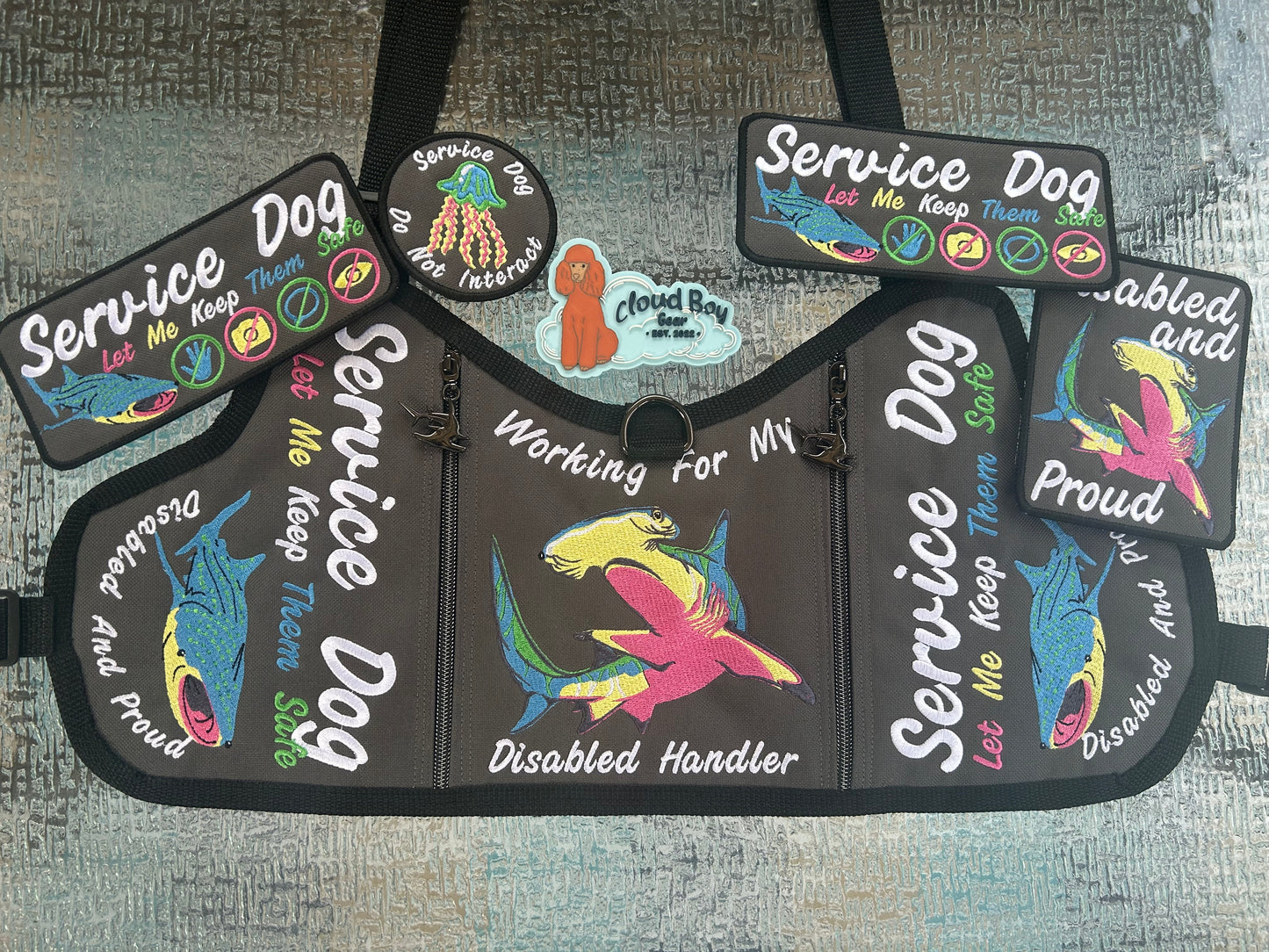 ♿️🦈 disability pride shark set 🐋♿️