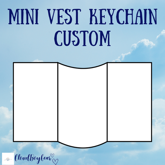 Custom Mini Vest Key Chain